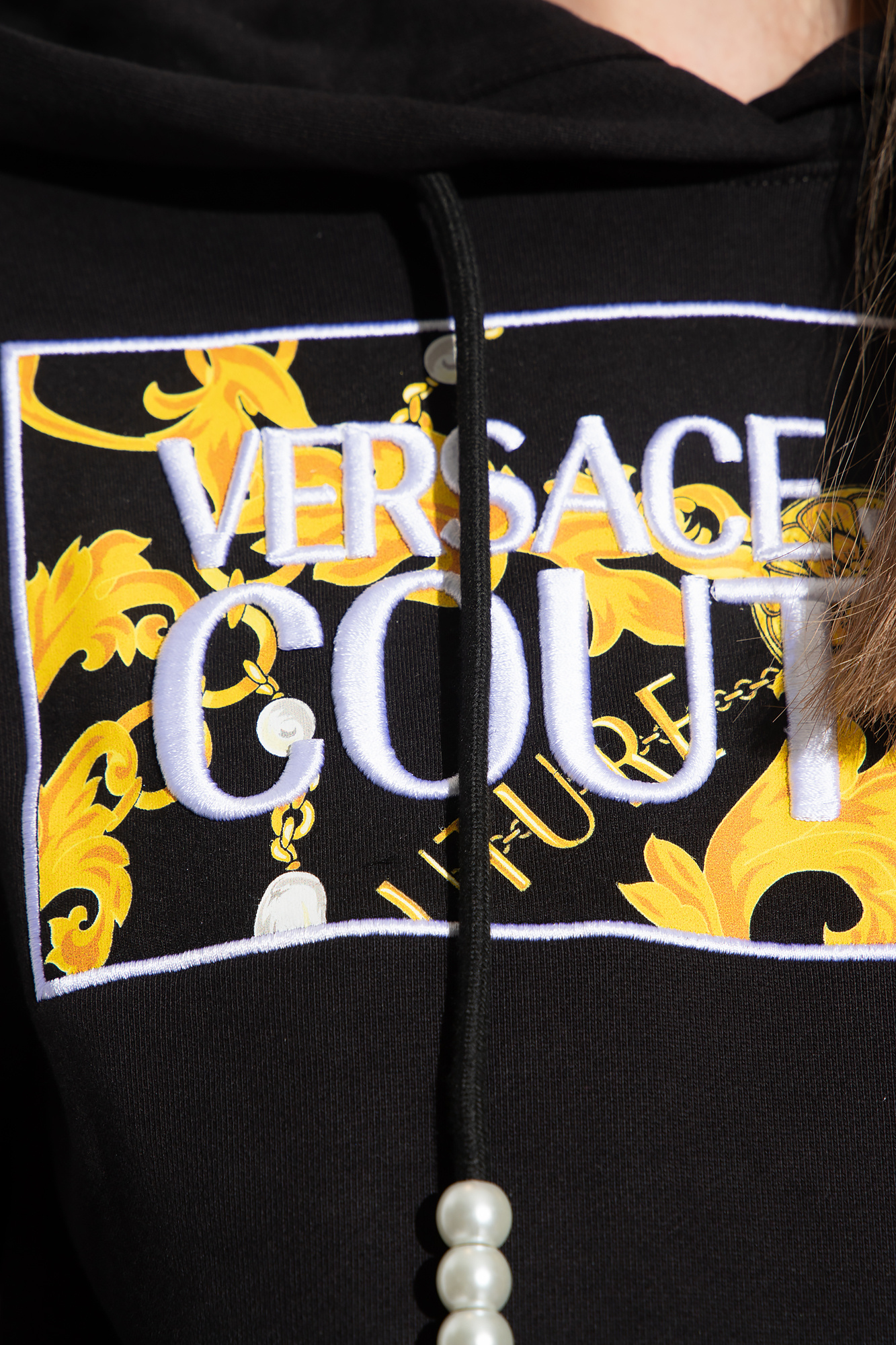 Versace store hoodie women's